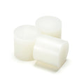 Tecbond 240 series 43mm glue slugs for industrial glue guns, shown in translucent cylinders for general-purpose bonding.