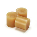 Dark amber 43mm cylindrical glue slugs pictured from the Tecbond 425 series.