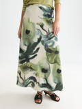 Printed Ankle Length Skirt