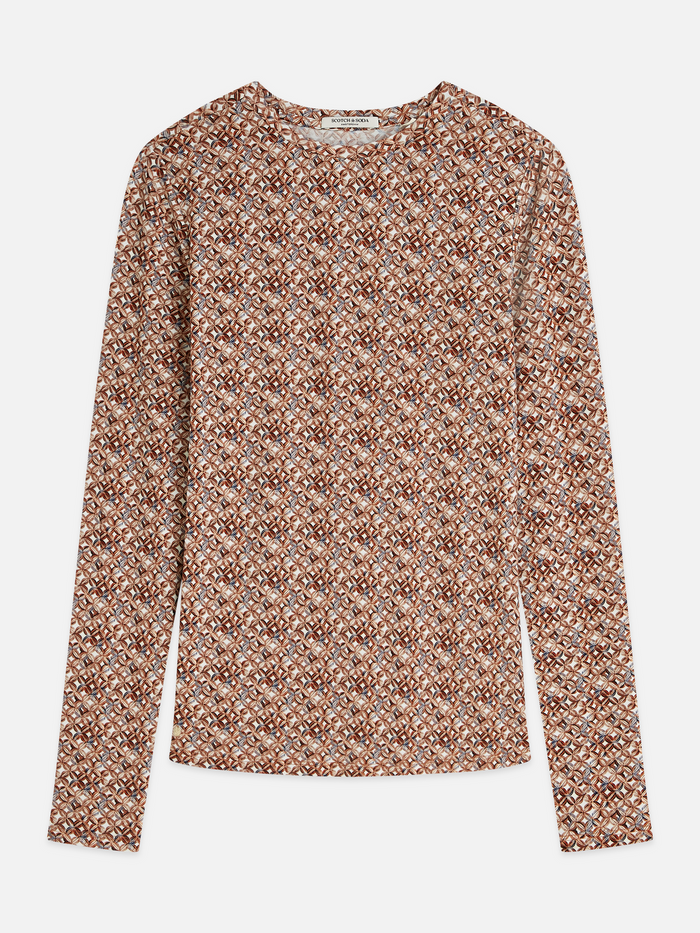 Printed Long Sleeve T-Shirt
