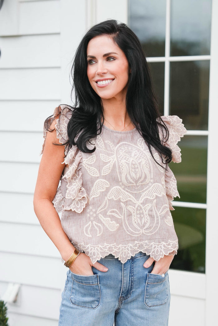 Quiet Bloom Top