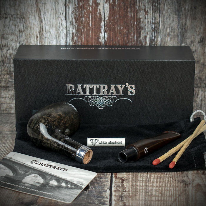 Rattray's Alba Briar Smoking Pipe - Shape No 37