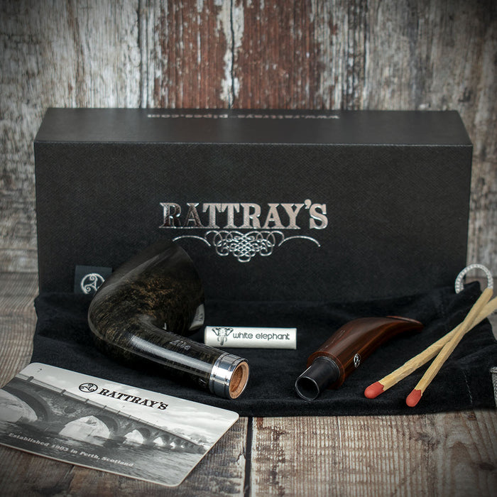 Rattray's Alba Briar Smoking Pipe - Shape No 67