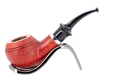 Rattray's Beltanes Fire Briar Smoking Pipe - Sandblast Red