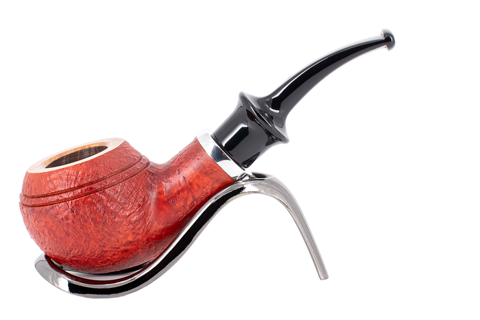 Rattray's Beltanes Fire Briar Smoking Pipe - Sandblast Red