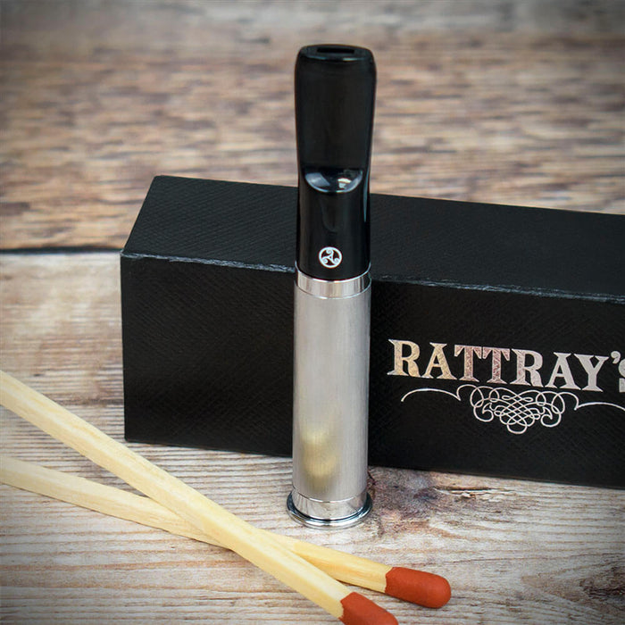 Rattray's  Cigarette Holder (Tuby) - Satin Chrome
