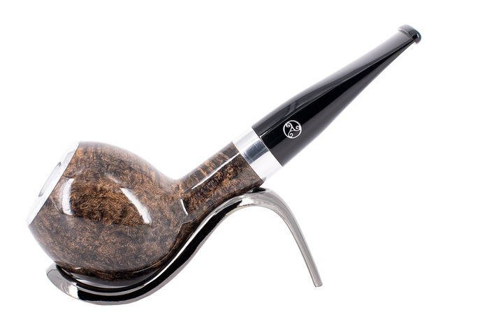 Rattray's Dark Reign Grey Briar Smoking Pipe - Shape 121