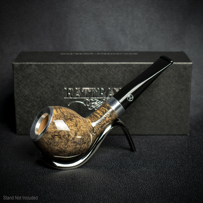 Rattray's Dark Reign Grey Briar Smoking Pipe - Shape 121