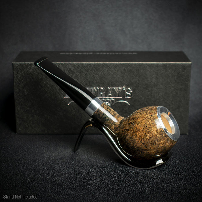 Rattray's Dark Reign Grey Briar Smoking Pipe - Shape 121