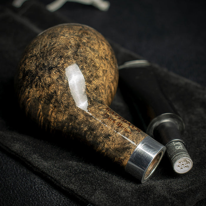 Rattray's Dark Reign Grey Briar Smoking Pipe - Shape 121