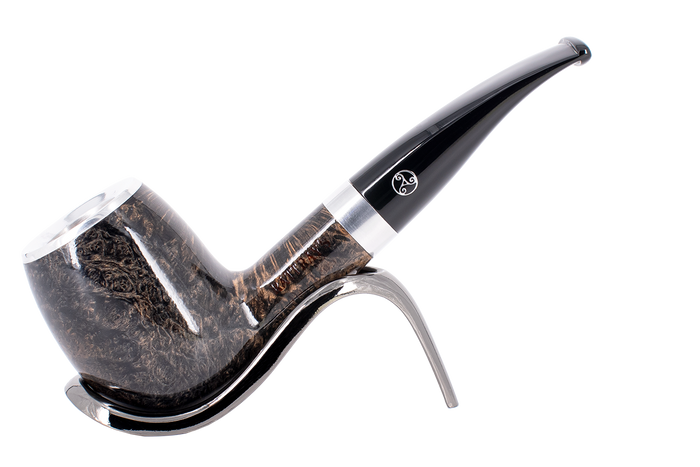 Rattray's Dark Reign Grey Briar Smoking Pipe - Shape 122