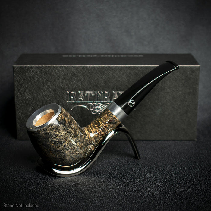 Rattray's Dark Reign Grey Briar Smoking Pipe - Shape 122