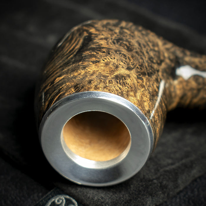 Rattray's Dark Reign Grey Briar Smoking Pipe - Shape 122