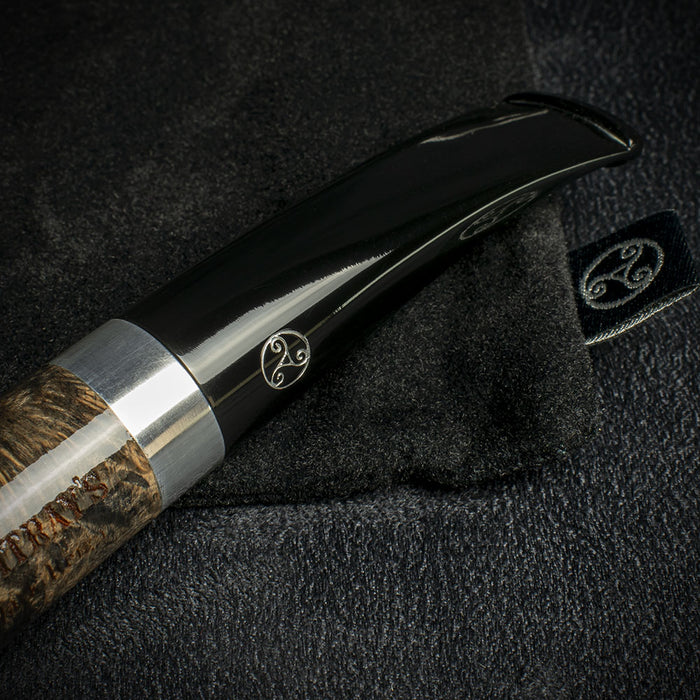 Rattray's Dark Reign Grey Briar Smoking Pipe - Shape 122