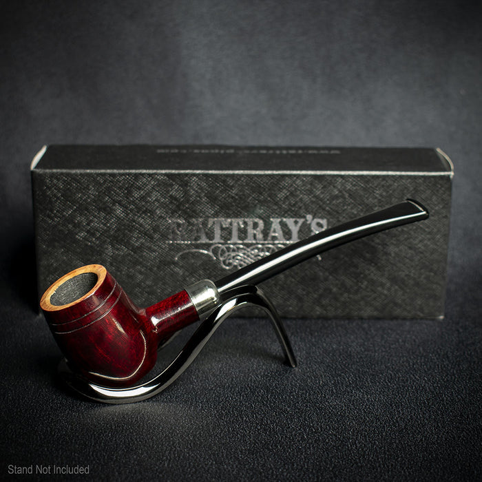 Rattray's Slainte Briar Smoking Pipe - Burgundy