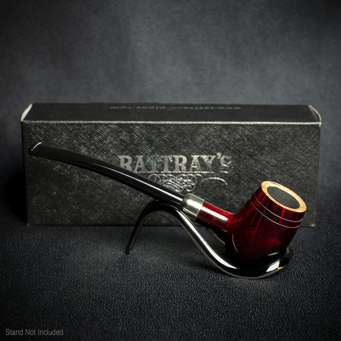 Rattray's Slainte Briar Smoking Pipe - Burgundy