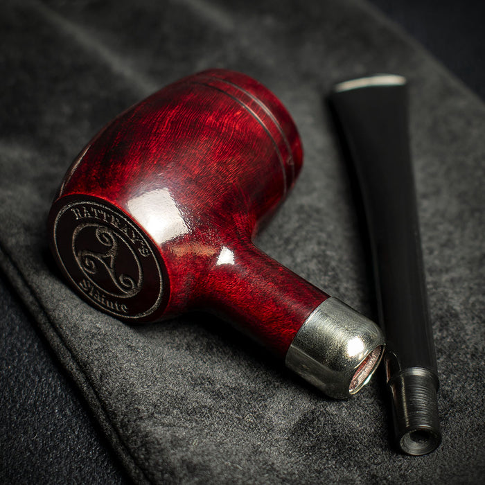Rattray's Slainte Briar Smoking Pipe - Burgundy