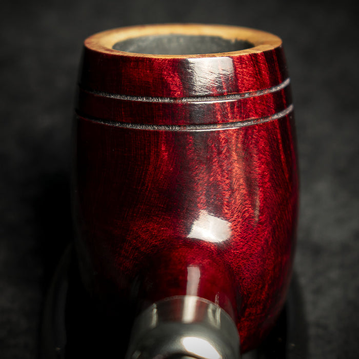 Rattray's Slainte Briar Smoking Pipe - Burgundy