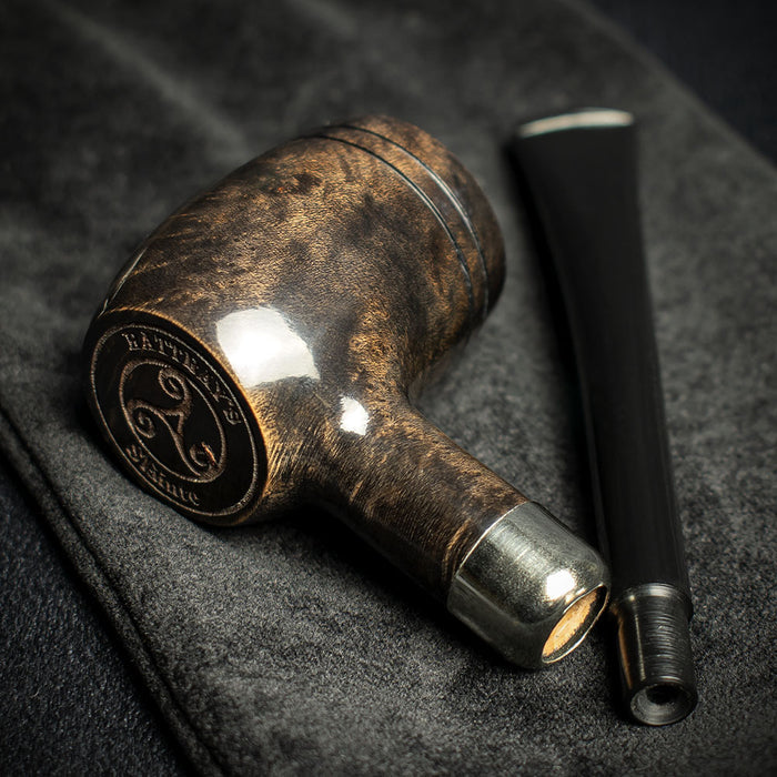 Rattray's Slainte Briar Smoking Pipe - Grey