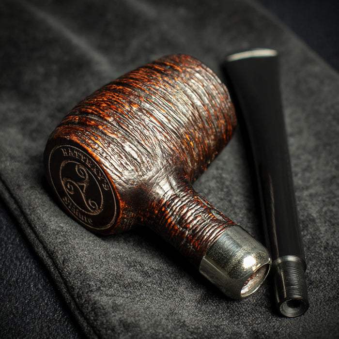 Rattray's Slainte Briar Smoking Pipe - Rustic
