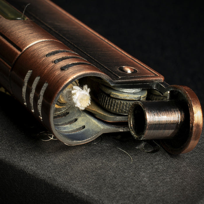 Rattray's Steam Punk Petrol Lighter - Rose Gold Finish