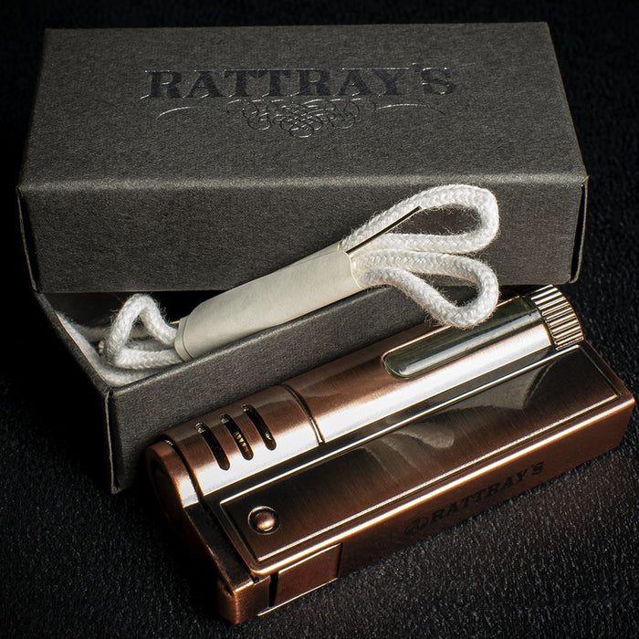 Rattray's Steam Punk Petrol Lighter - Rose Gold Finish