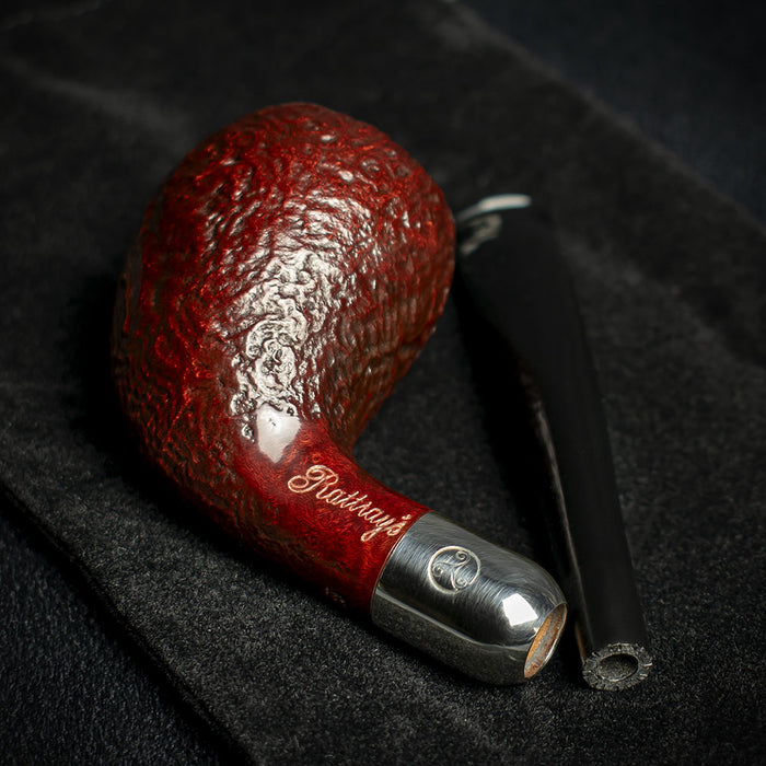 Rattray's Vintage Army Sandblast Briar Smoking Pipe - Shape 28