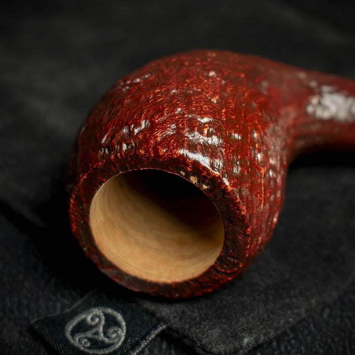 Rattray's Vintage Army Sandblast Briar Smoking Pipe - Shape 28
