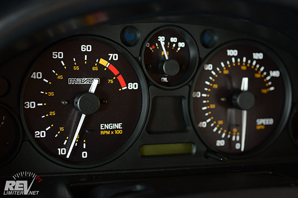 RevLimiter NB Miata Gauge Set "JNC" with LED bulbs