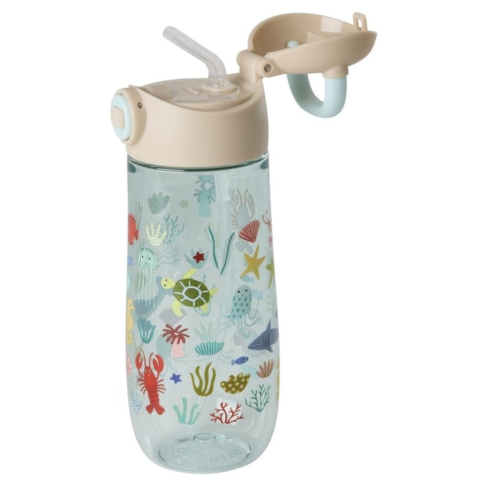 Rice | Drinkfles Ocean Print | Blue