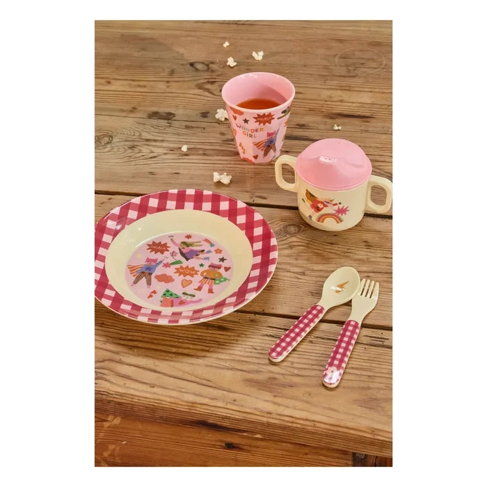 Rice | Melamine cup - Hero pink