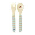 Rice | Vork en lepel set - Blauw oceaan print