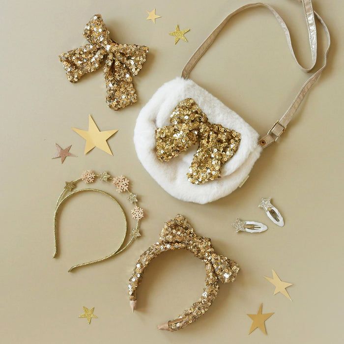Rockahula | Haarclip - Bedazzle sequin bow