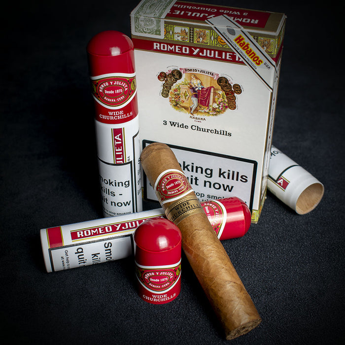 Romeo y Julieta Wide Churchill Tubos Cuban Cigar - Single