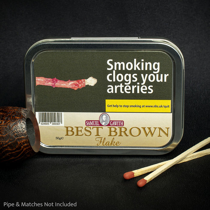 Samuel Gawith Best Brown Flake Pipe Tobacco - 50g Tin
