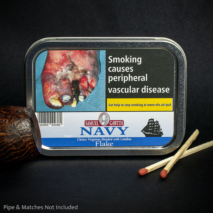 Samuel Gawith Navy Flake Pipe Tobacco - 50g Tin
