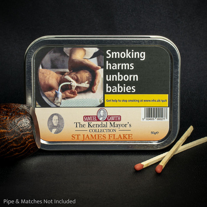 Samuel Gawith St. James Flake Pipe Tobacco - 50g Tin