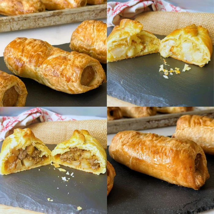 Sausage Rolls & Cornish Pasties: 4 Pack Bundle
