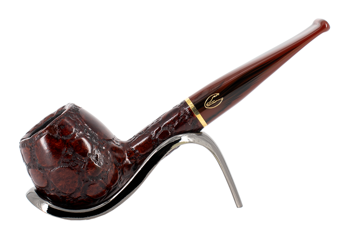 Savinelli Alligator Brown 6mm Briar Smoking Pipe - Shape 207
