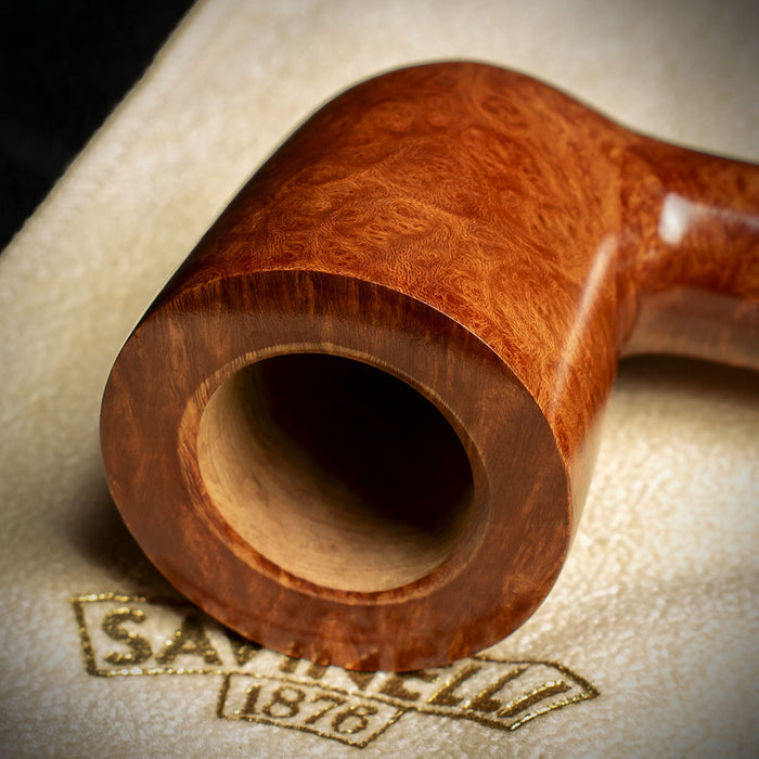 Savinelli Arancia Smooth Brown 409 - 6mm Briar Pipe