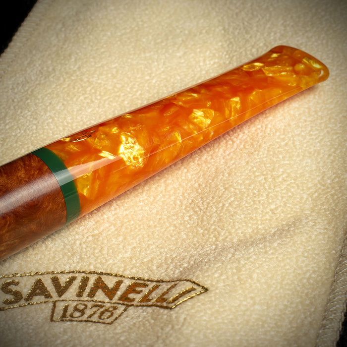 Savinelli Arancia Smooth Brown 409 - 6mm Briar Pipe