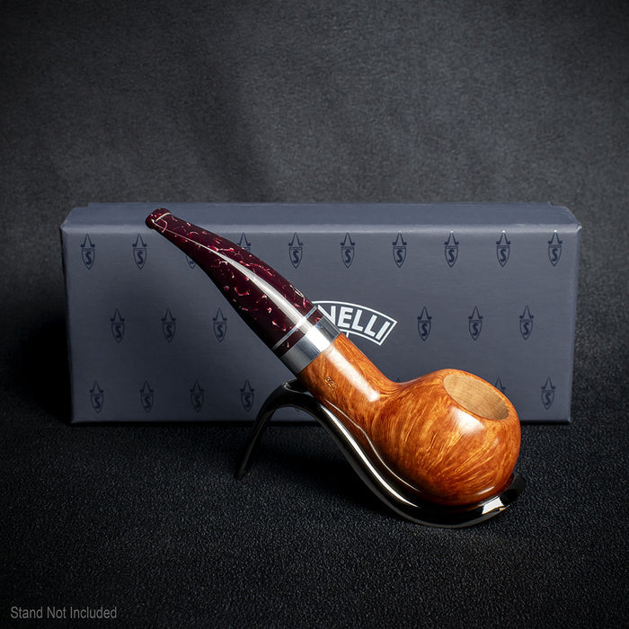 Savinelli Bacco Smooth Natural 321 - 6mm Briar Pipe