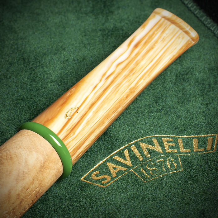 Savinelli Bamboo Rusticated Natural 106 - 6mm Briar Pipe
