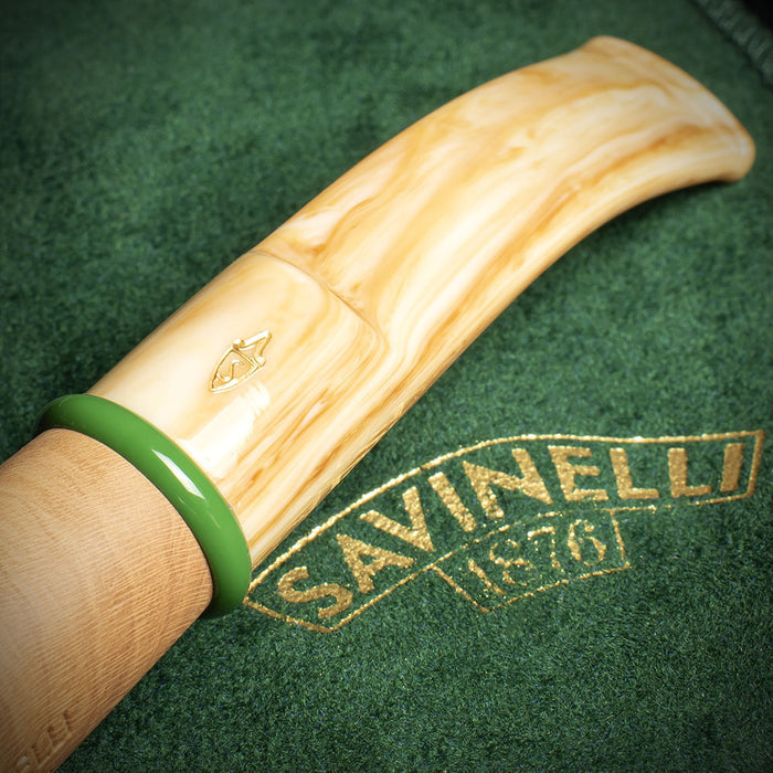 Savinelli Bamboo Rusticated Natural 607 - 6mm Briar Pipe