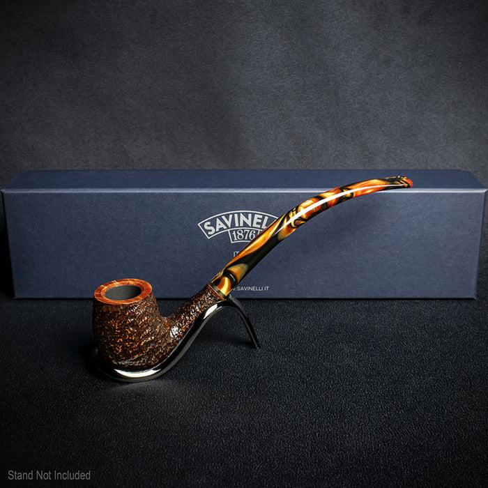 Savinelli Clarks Favorite BrownBlast - 6mm Briar Pipe