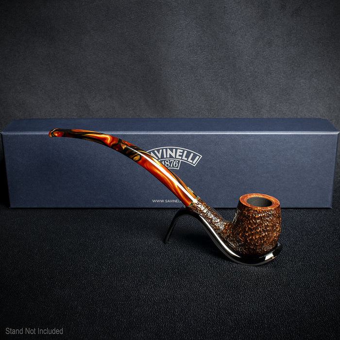 Savinelli Clarks Favorite BrownBlast - 6mm Briar Pipe
