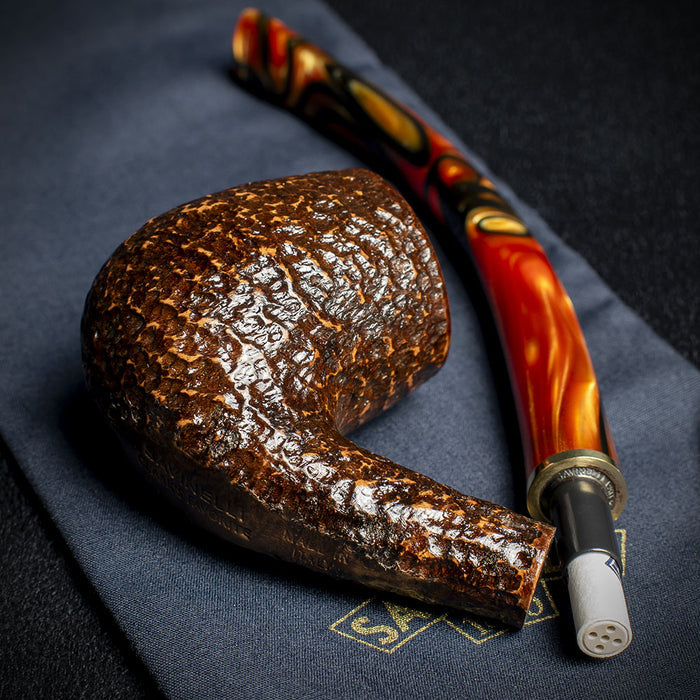 Savinelli Clarks Favorite BrownBlast - 6mm Briar Pipe