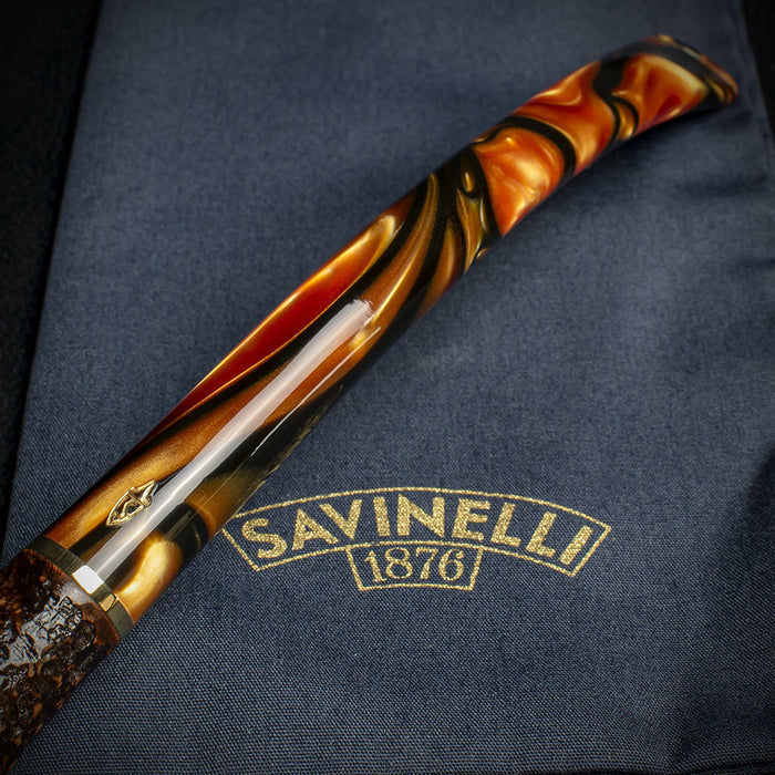 Savinelli Clarks Favorite BrownBlast - 6mm Briar Pipe