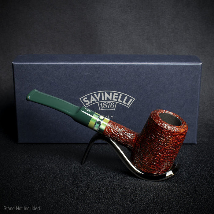 Savinelli Foresta Rusticated 310 - 6mm Briar Pipe