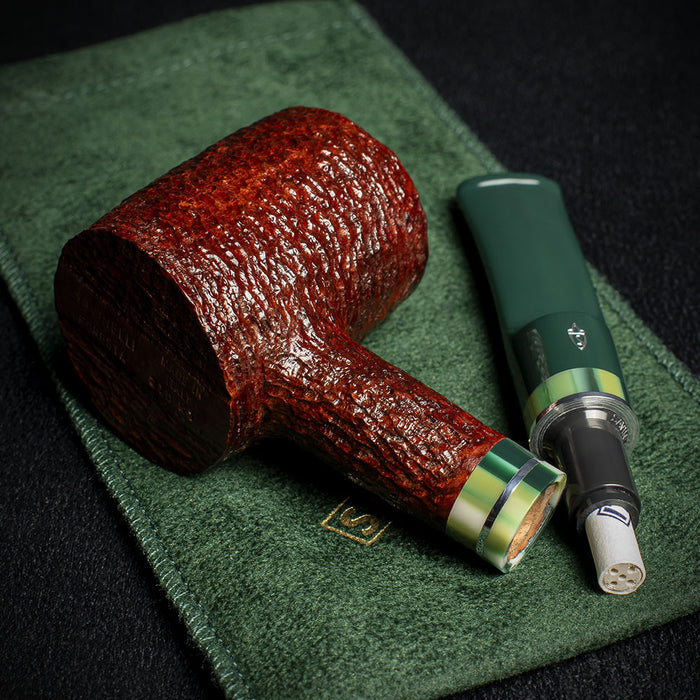 Savinelli Foresta Rusticated 310 - 6mm Briar Pipe